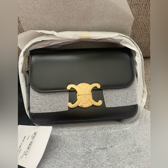 Celine Handbags - Celine Triomphe teen bag